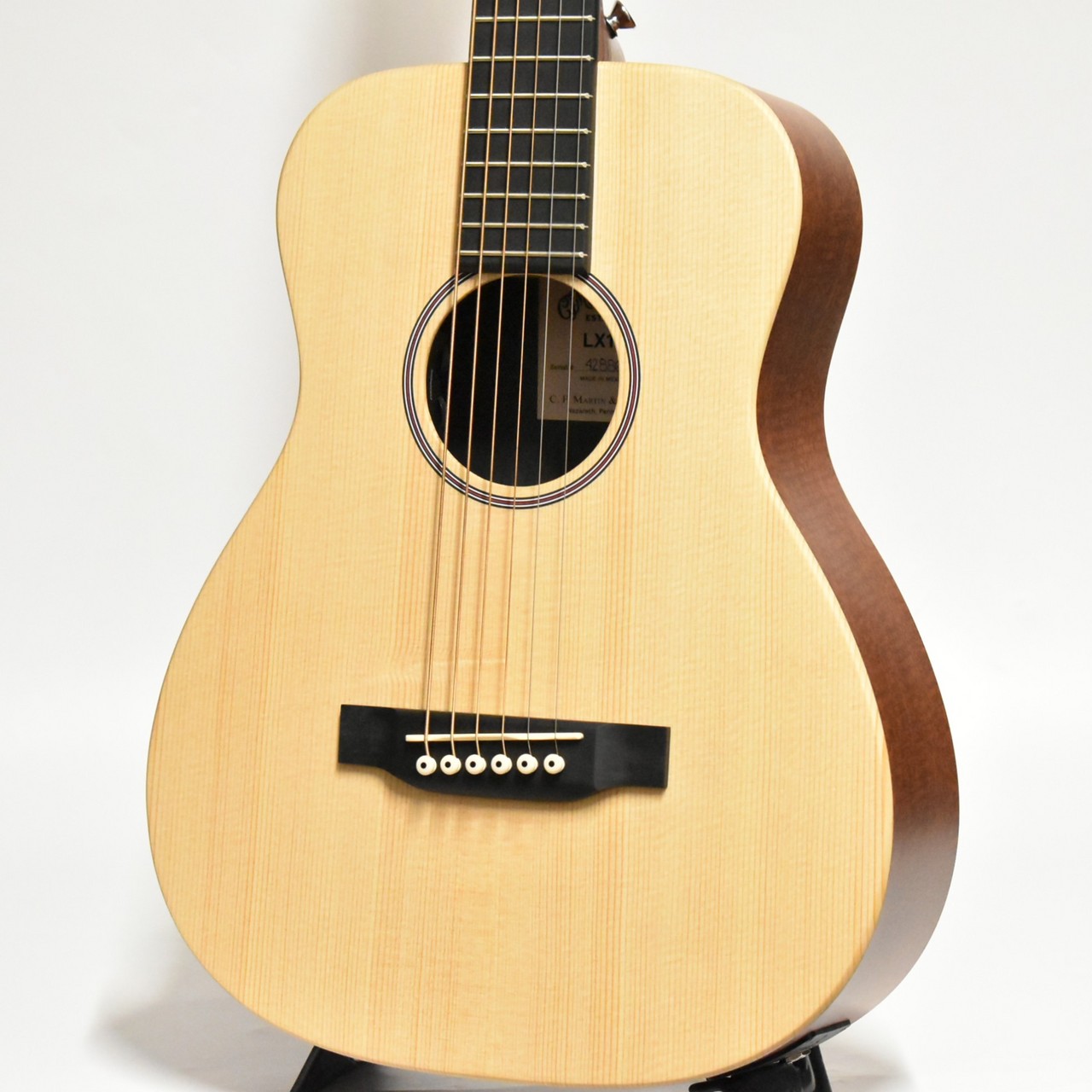 Martin LX1E #428864 【ミニギター】【スプルーストップ単板/HPL
