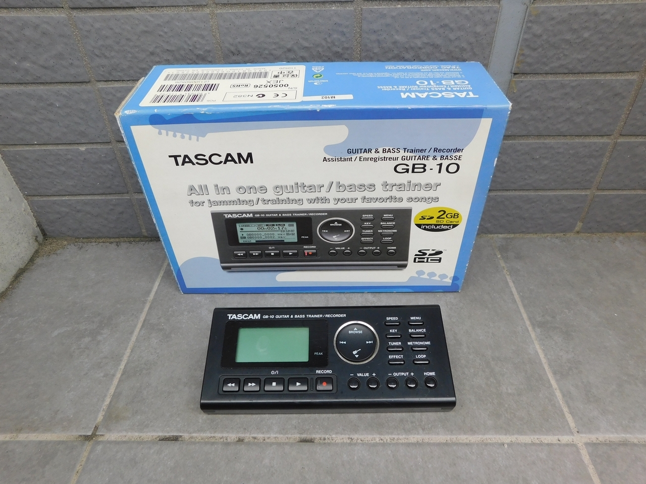 Tascam GB-10 ギター&ベーストレーナー/レコーダー（中古