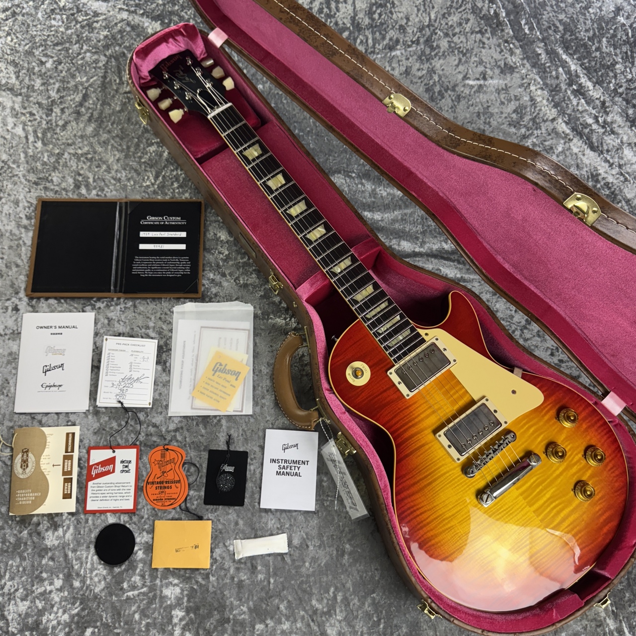 メーカー不明 虎杢 レスポール スタンダード 3H メーカー不明 虎杢