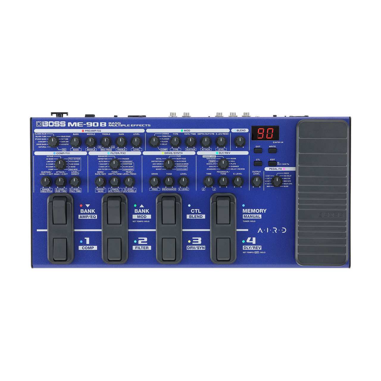 【超美品】BOSS ME-90 マルチエフェクター 限定カラー 数量限定!トートバッグプレゼント】 BOSS ME-90 + エフェクターボード