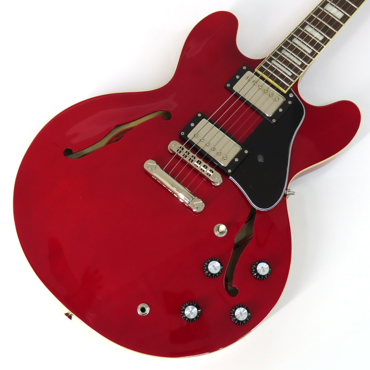 公式ファッションブランド通販サイト ☆Burny SRSA65 Cherry セミアコ □ハードケース付 ギター