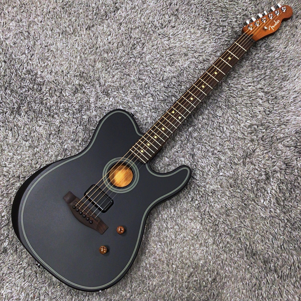 Fender Acoustasonic Standard Telecaster Black【2025年NEW