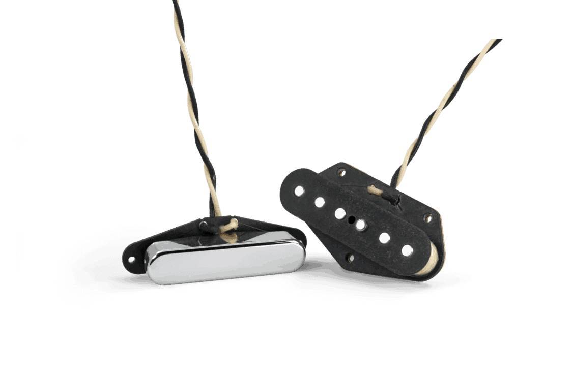LINDY FRALIN Vintage Hot Tele Neck(Polished Nickel) & Bridge Set 