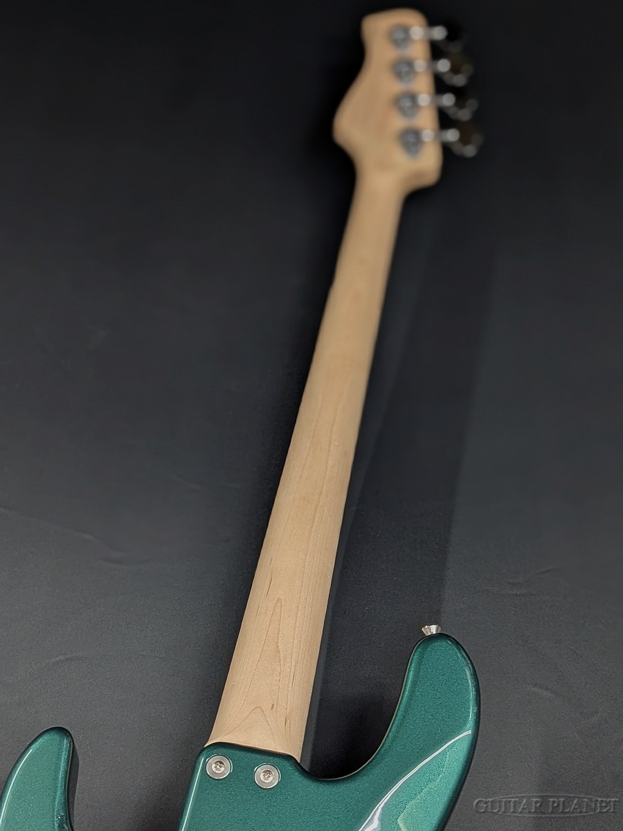 ベース em-keee Kikuchi Guitars Hermes Series MV4 -British Racing Green-【3.94kg