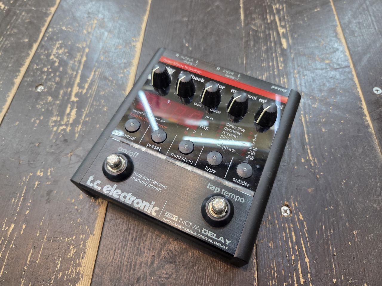 tc electronic Nova Delay ギターエフェクター TC Electronic Nova Repeater Delay - エフェクター専門店