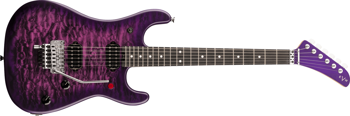 EVH 5150 Series Deluxe QM Ebony Fingerboard Purple Daze イーブイ