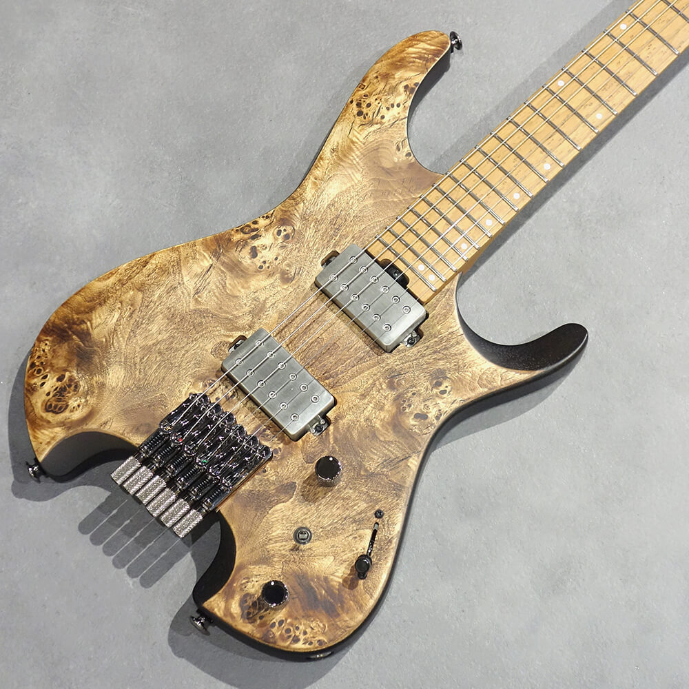 Ibanez Q52PB ヘッドレスギター アイバニーズ、手工芸品のようなぬくもりを持つヘッドレス