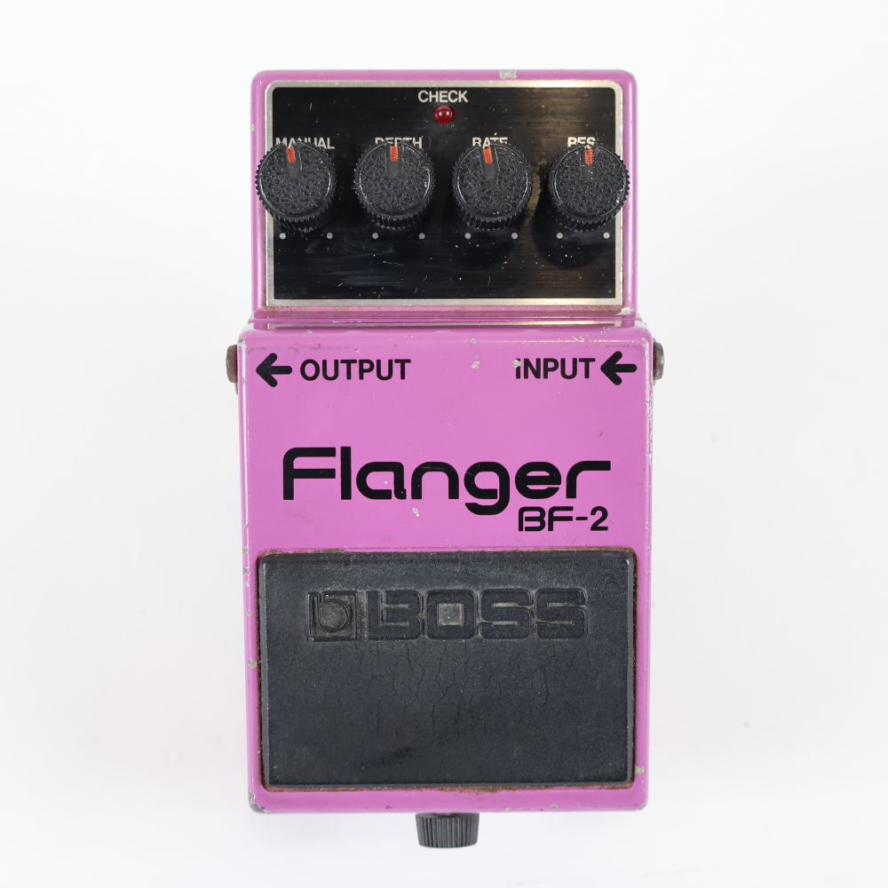 BOSS 【中古】 フランジャー BOSS BF-2 Flanger Made in Japan Black