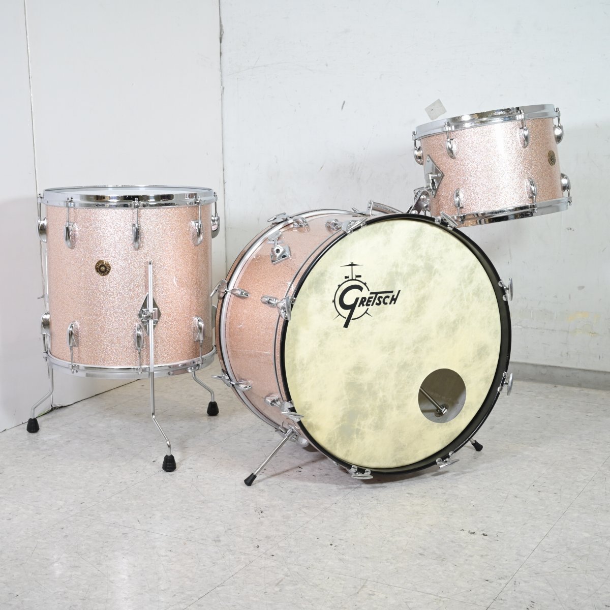 Gretsch 60s NAME BAND 3pcs 22/13/16 Champagne Sparkle 60年代