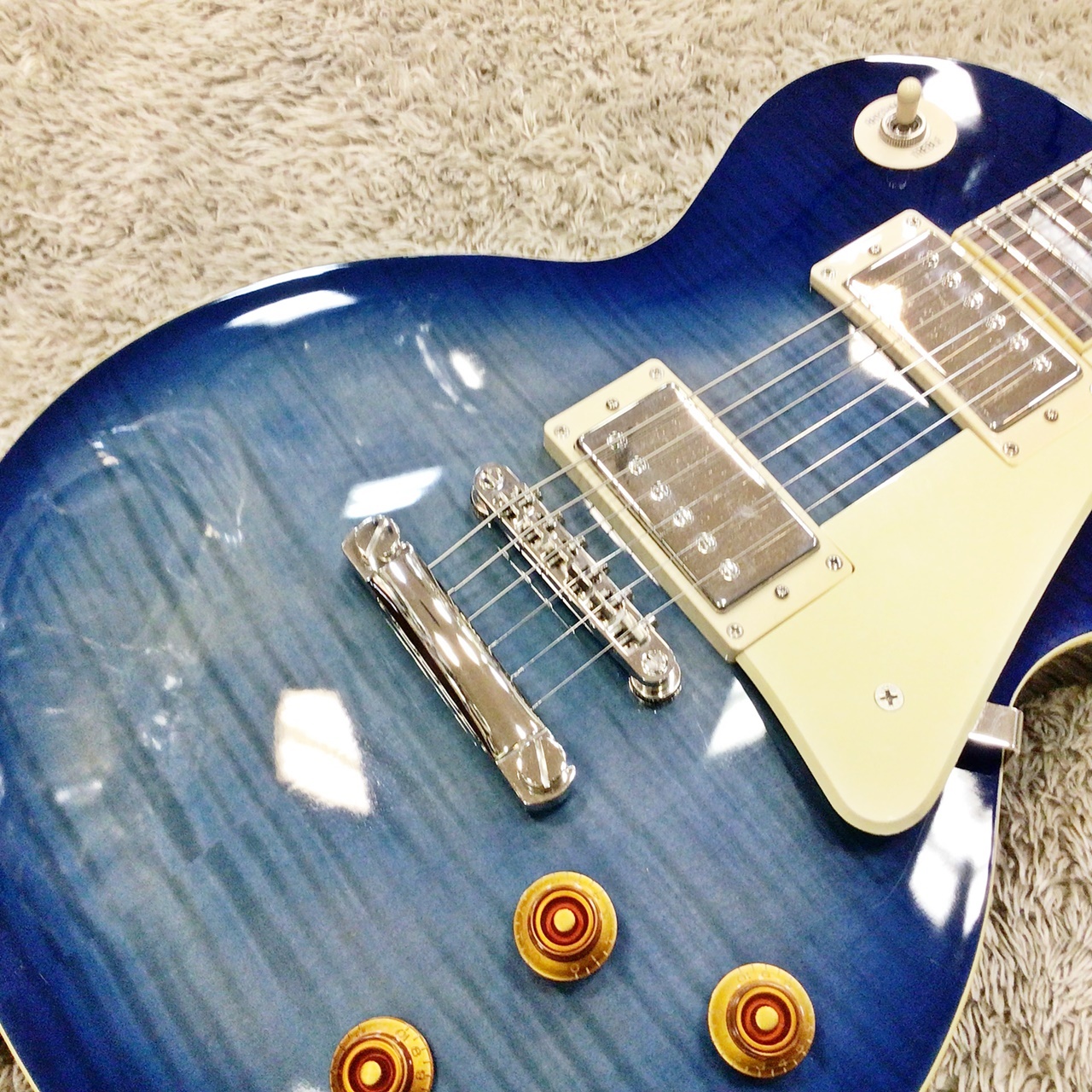 Epiphone Les Paul Standard Plus Top Pro / TB (Trans Blue)【美品