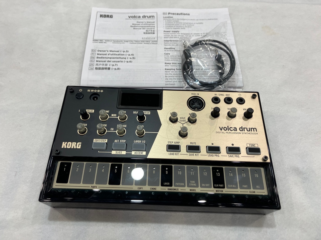 KORG volca drum【VOLCA-DRUM】◇即納可能!送料無料!【B級品特価