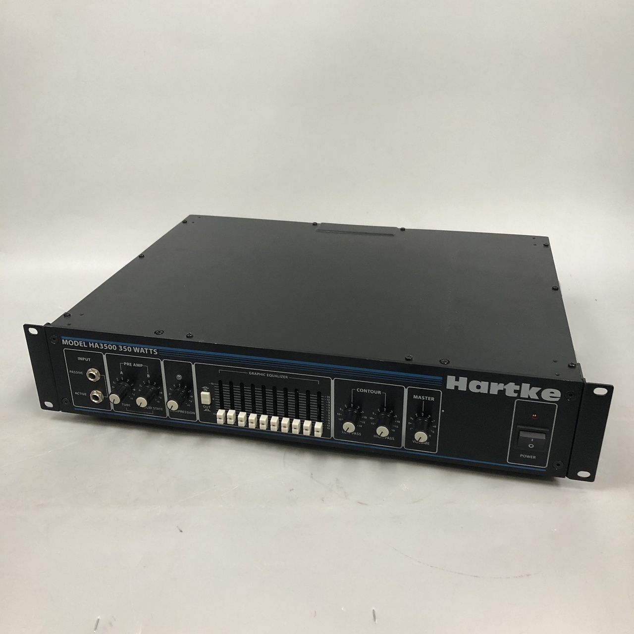 【極美品】Harke system ベースヘッドアンプ HA3500 350W Hartke HA3500 ベースアンプヘッド（中古/送料無料）【楽器検索
