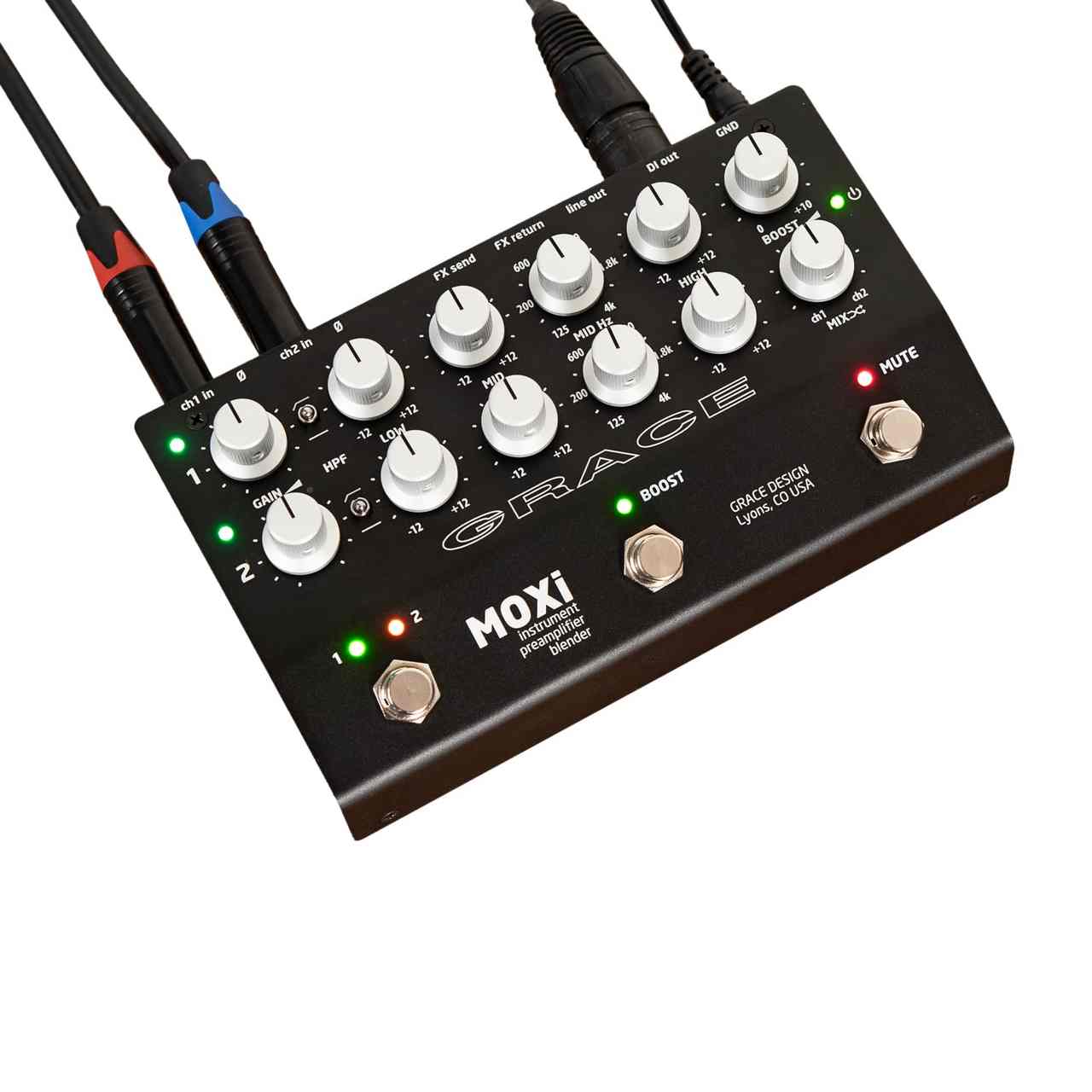 【あ さま専用】【ハンドメイドエフェクター】AlphaOmega風プリアンプ GRACE design MOXi 2ch instrument preamp アコースティック楽器