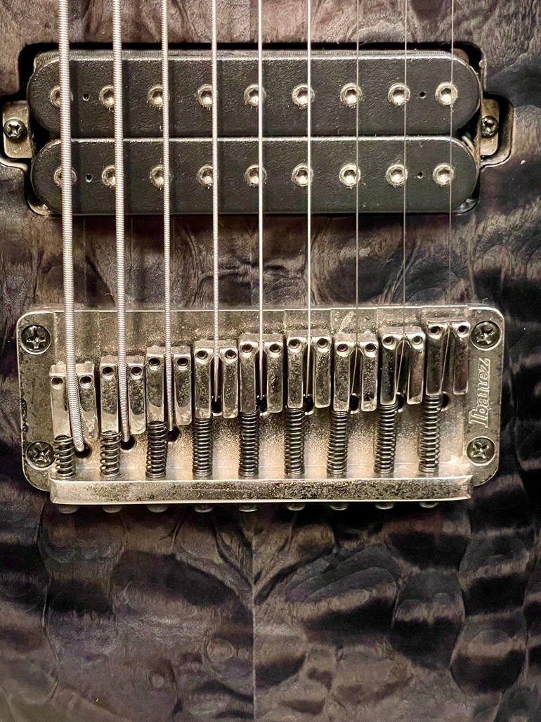Ibanez RG9QM -BI Black Ice- 2014年製【9弦】（中古）【楽器検索