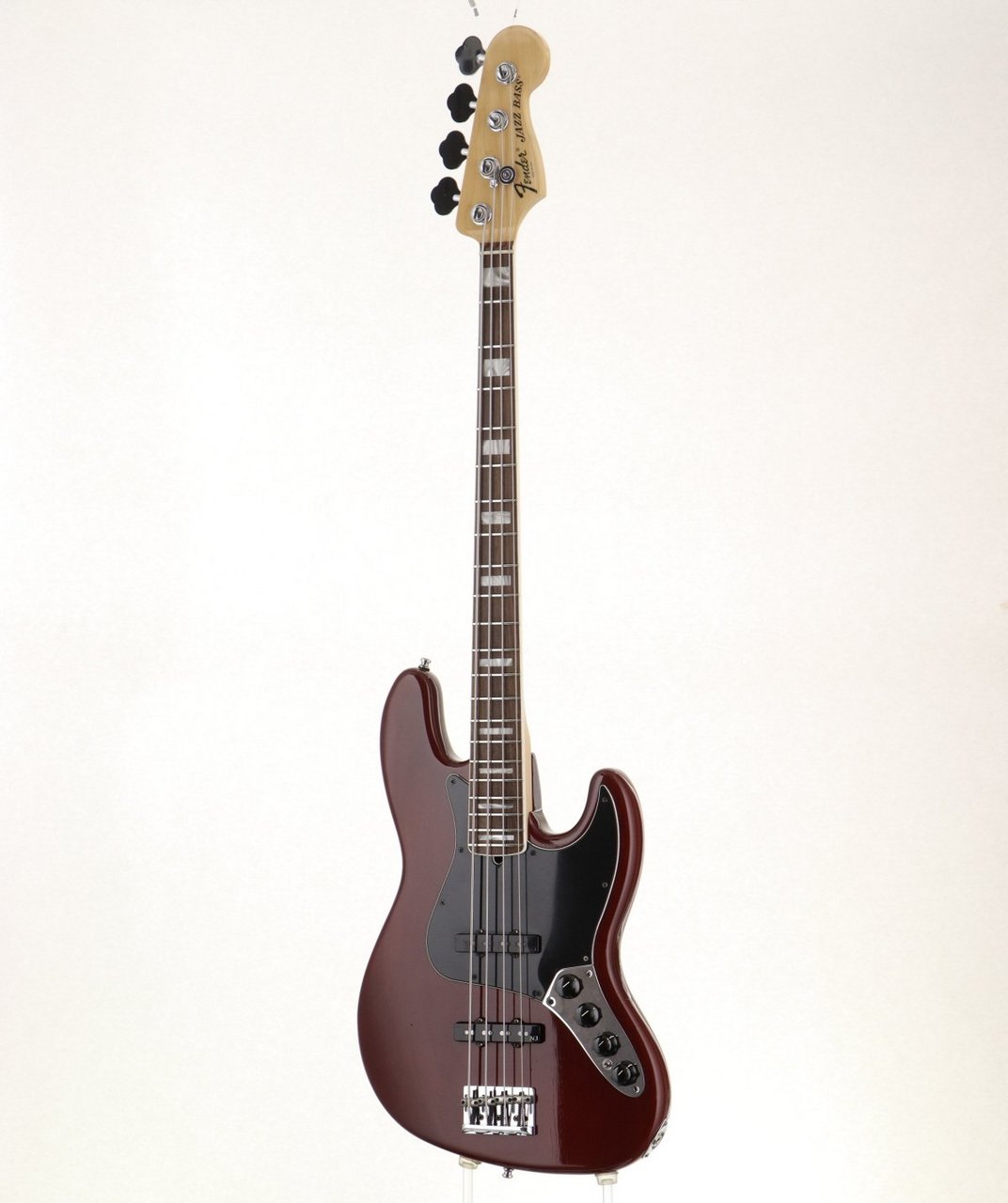 Fender American Deluxe Jazz Bass N3 Transparent Wine Red / R