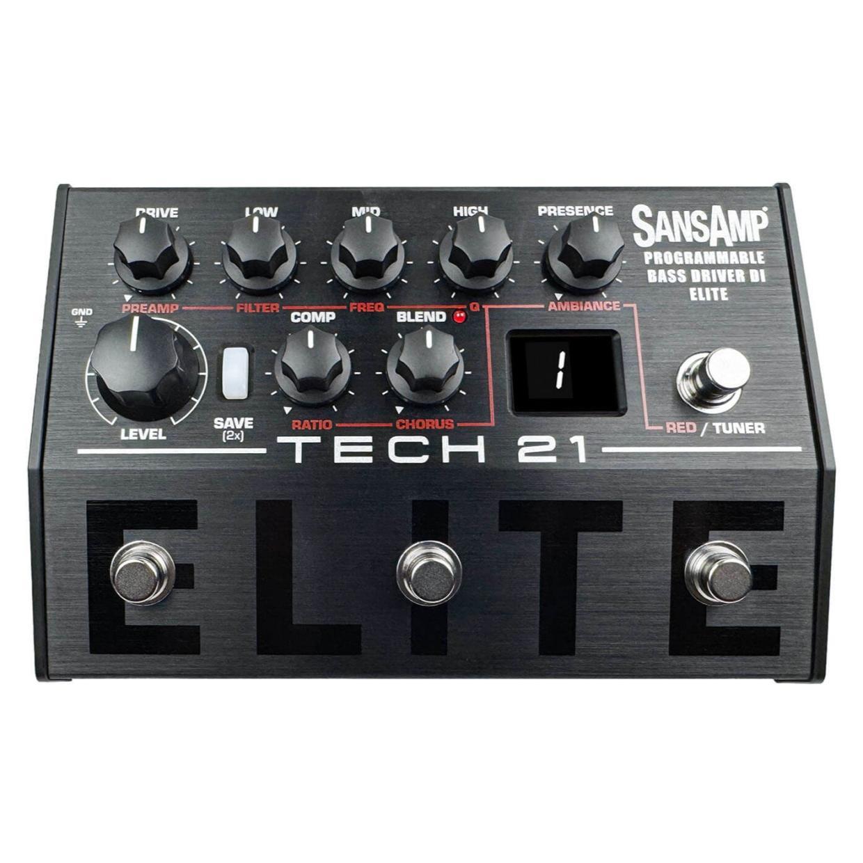 TECH21 SansAmp Programmable Bass Driver ELITE (PBDR-EL)（新品/送料