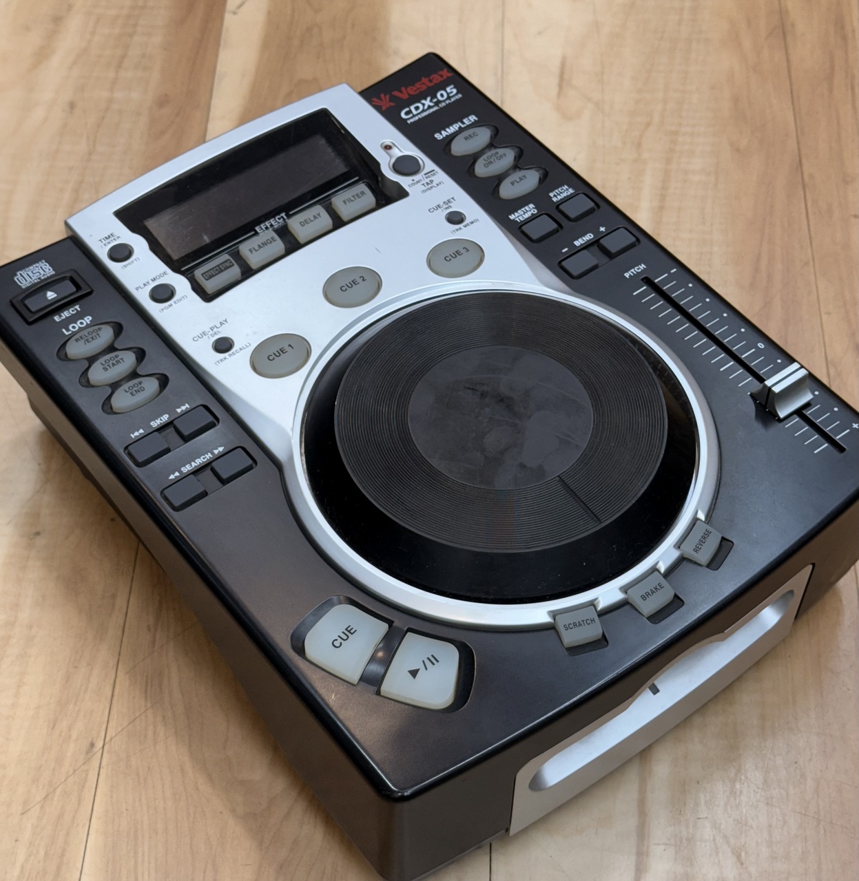 Vestax CDX-05 CDJ 本体　ほぼ未使用 Vestax CDX-05 CDJ 箱あり マニュアルあり 中古品 2025年 家電 【中古