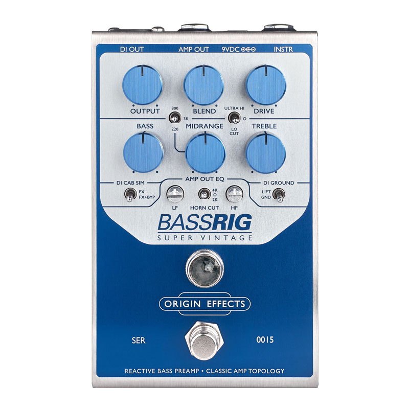 ORIGIN EFFECTS BassRIG Super Vintage 《ベース用プリアンプ》【Web