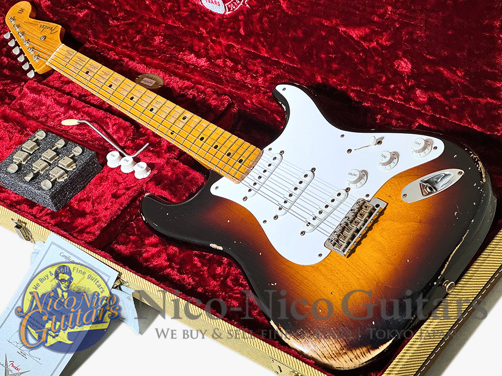 Fender Custom Shop 2014 1954 Stratocaster Heavy Relic 60th Anniversary  (Sunburst)（中古）【楽器検索デジマート】