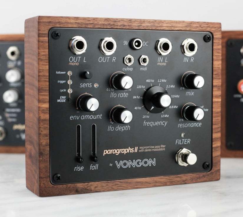 VONGON PARAGRAPHS II resonant low pass filter with stereo