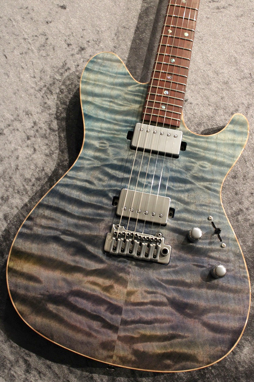 Sugi Custom Order DS496C 5A Quilt Maple/HM/Ash Sapphire #S240131
