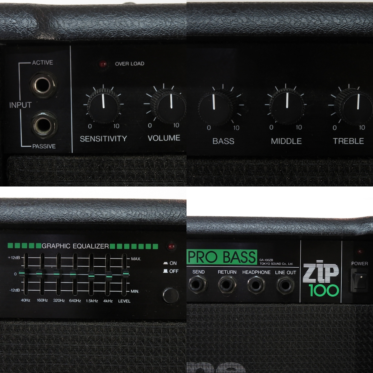 ○ Guyatone GA-100ZB PRO BASS ZIP 100 グヤトーン ベースアンプ 