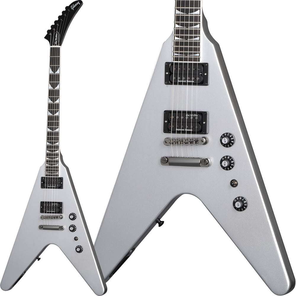 Gibson Dave Mustaine Flying V EXP (Metallic Silver) [本数