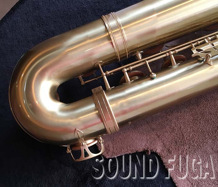 UNISON バリトンサックス BS-5005MB 新品マウスピース付き UNISON UNISON BS-5005MB サテン仕上げ Low-A付 バリトンサックス 美品