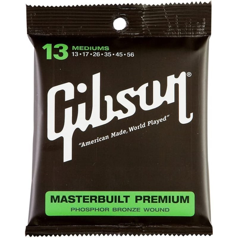 Gibson Masterbuilt Premium Phosphor Bronze Acoustic Guitar Strings Medium/013-056 [SAG-MB13] ãç¹ä¾¡ 