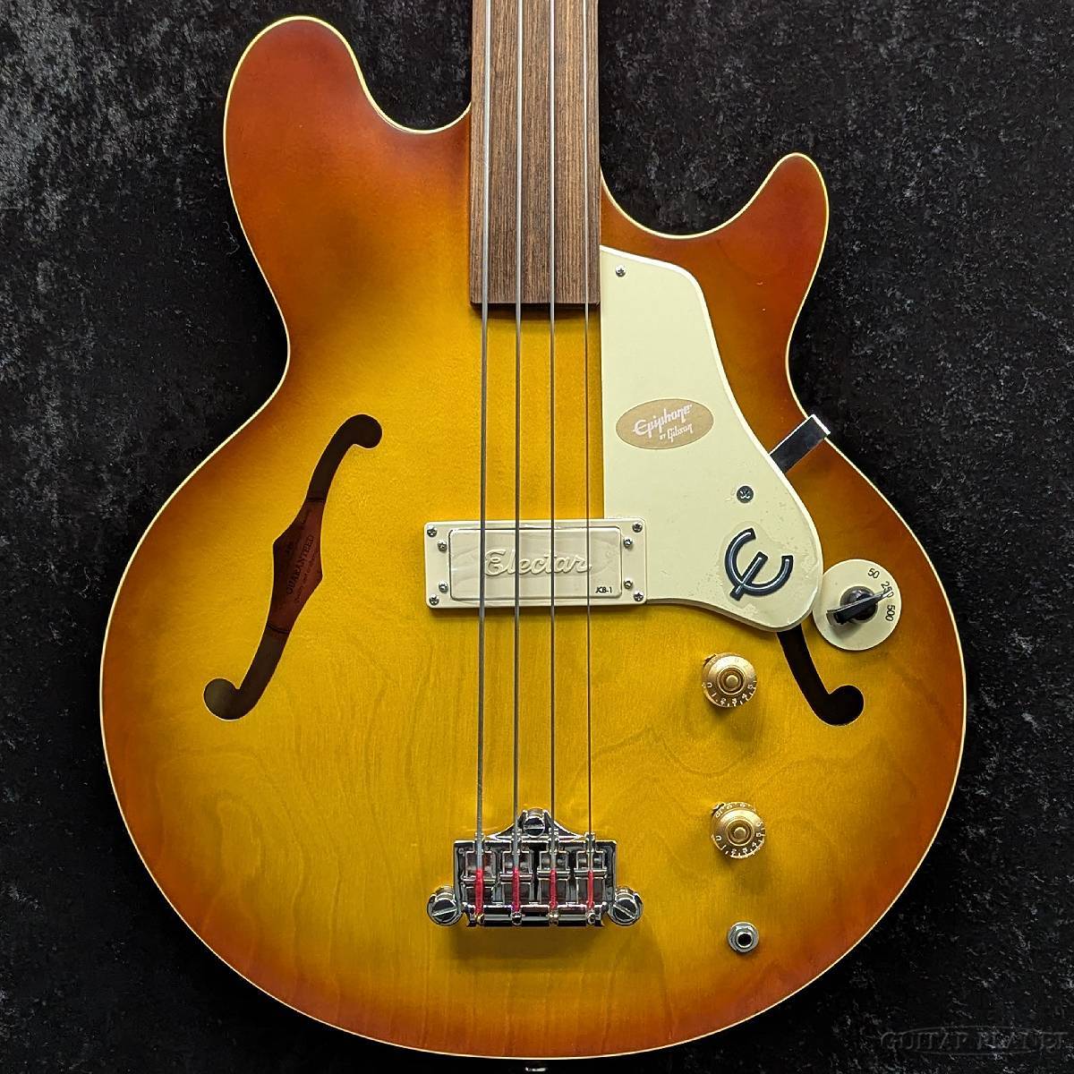 Epiphone Jack Casady Fretless Bass -Aged Royal Tan-【ローン金利0