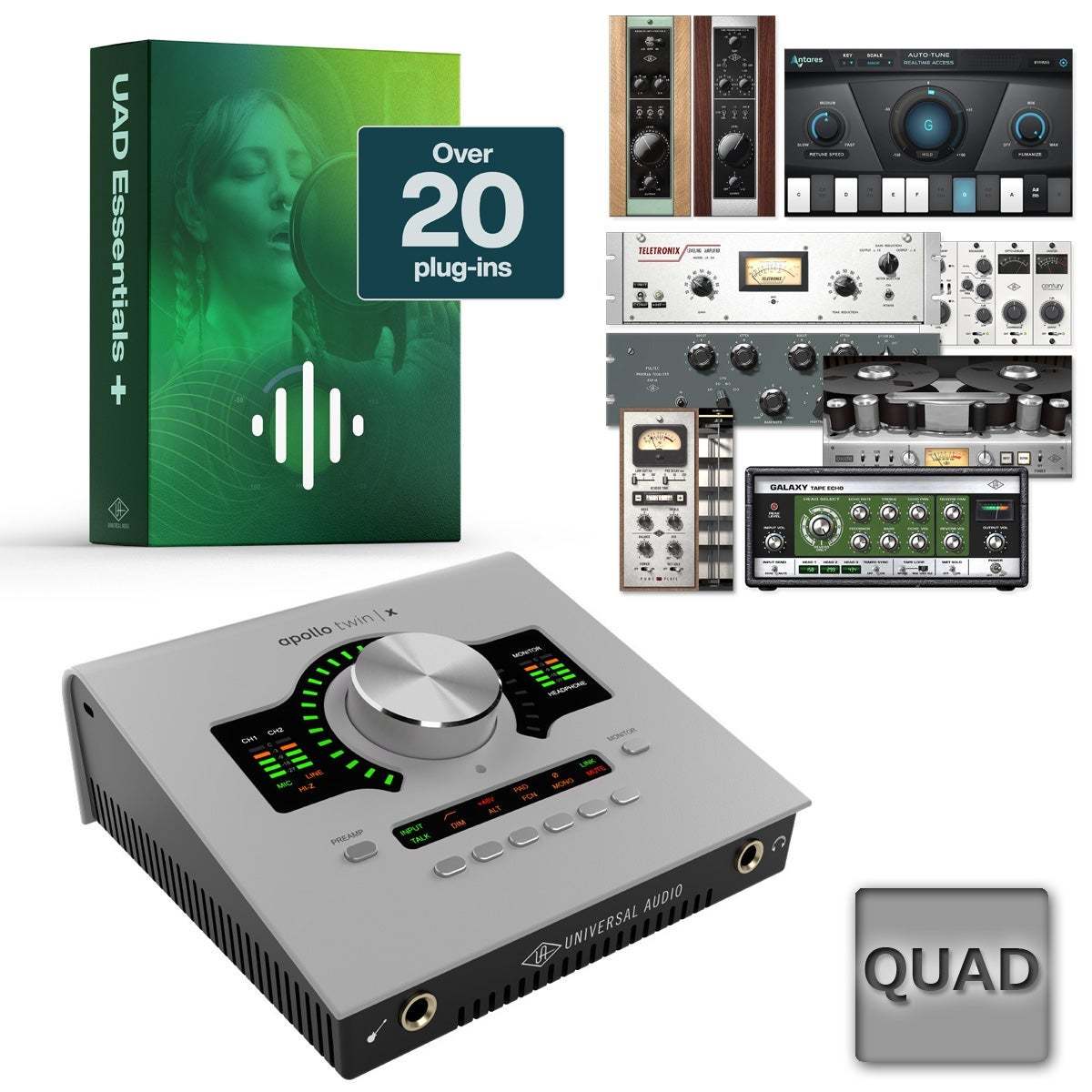 Universal Audio APOLLO TWIN X QUAD G2 ESSENTIAL《台数限定特価