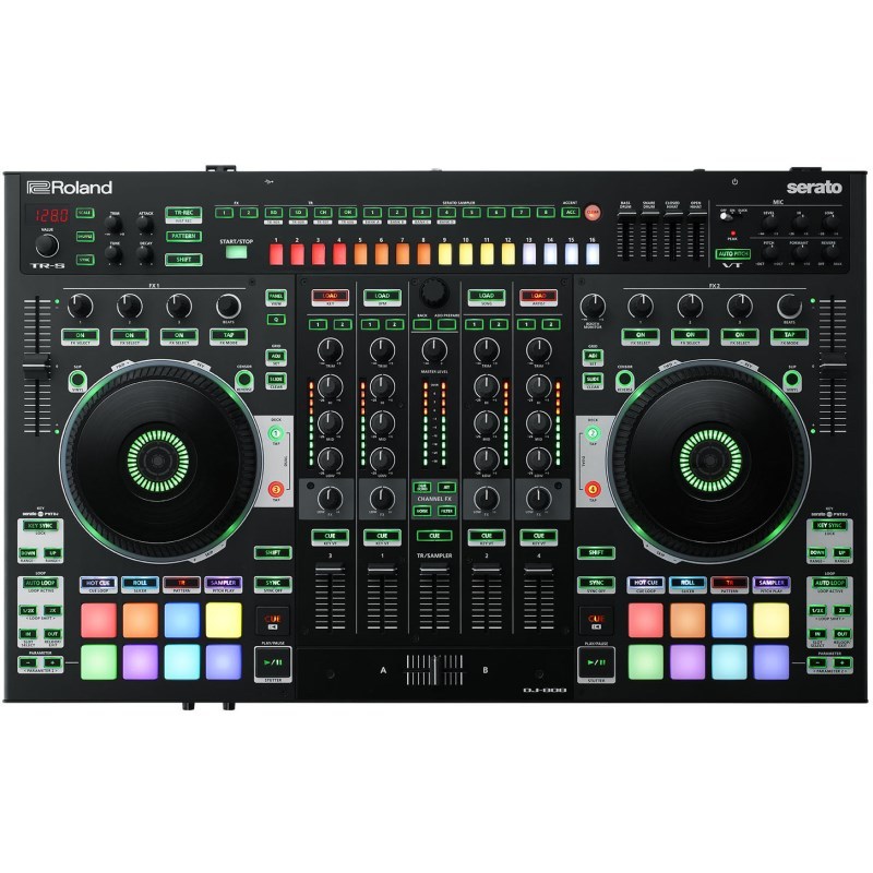 【お値下げ】Roland / Serato DJ-808 本体と電源ケーブル Roland DJ-808 【無償ダウンロード版Serato DJ Pro対応DJ
