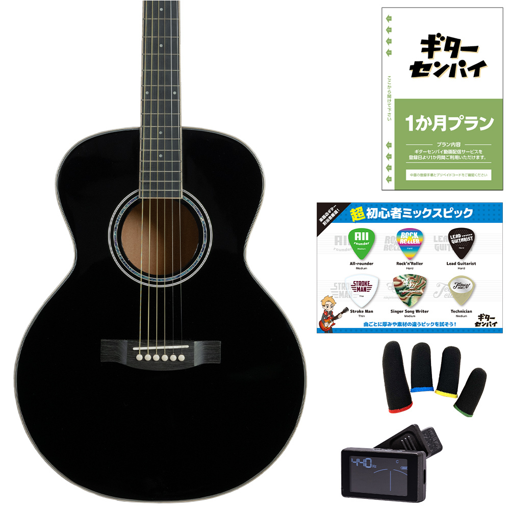 Eris. Aproa 超初心者セット ブラック ピックガード3種付属 【島村楽器