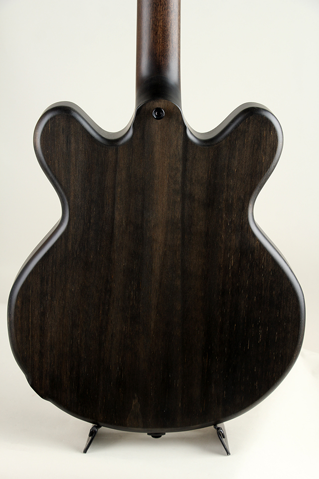 Victor Baker Guitars Model 35 Chambered Semi-hollow Ebony Tail