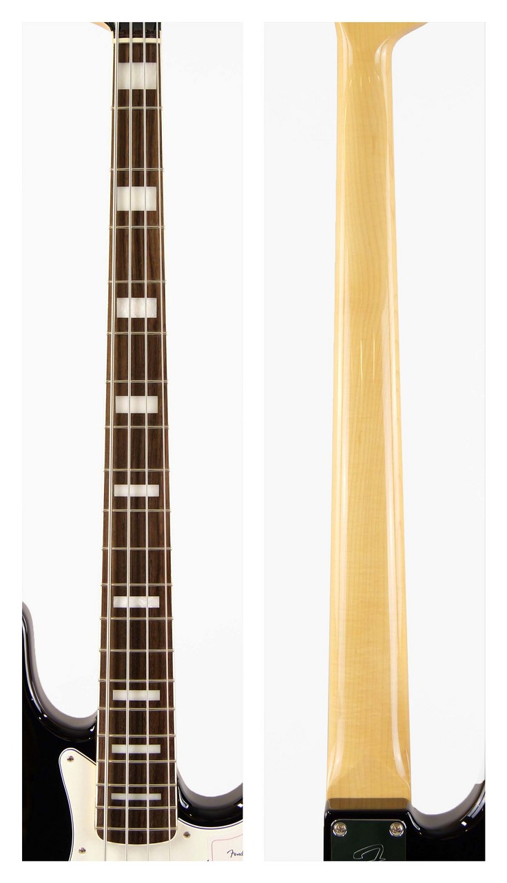 fender jazz bass 極上品ジャパンヴィンテージ指板ブラック化 Fender Made in Japan Limited Hybrid II Jazz Bass Noir【現物画像
