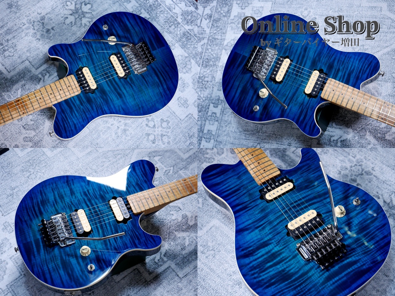 MUSIC MAN 【解説・試奏動画】2016 Axis Balboa Blue Flame（中古