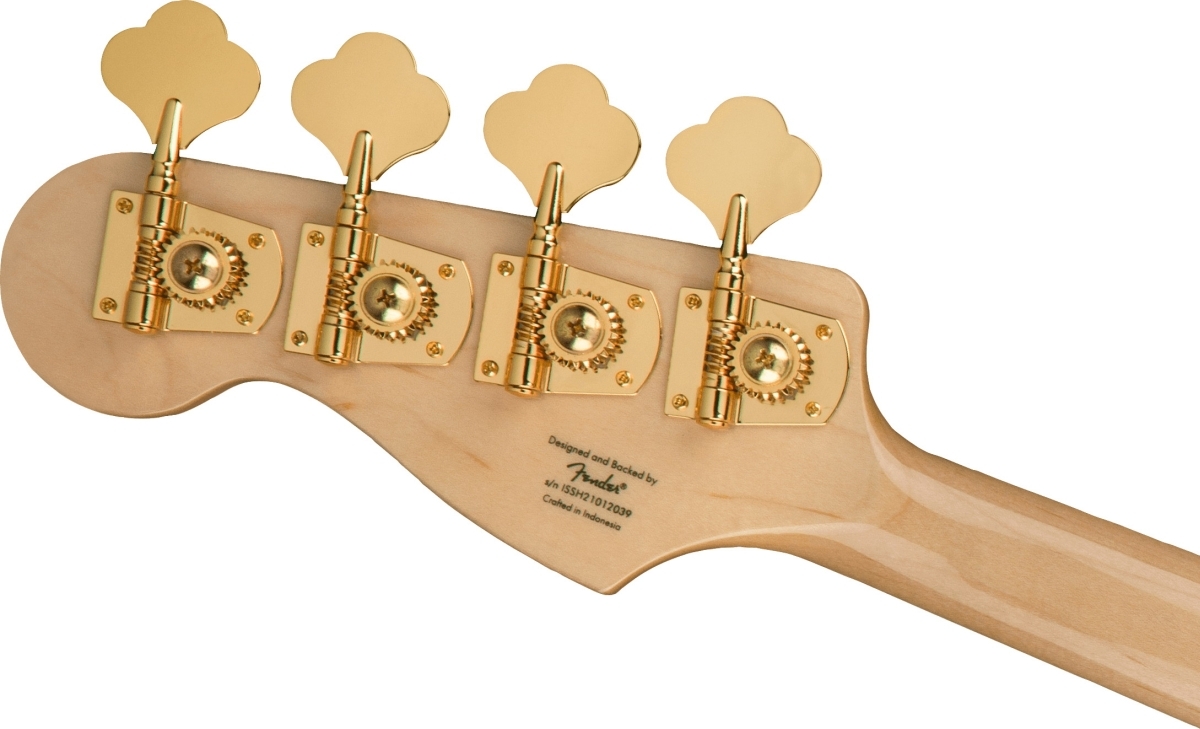 Squier by Fender 40th Anniversary Jazz Bass Gold Edition Laurel
