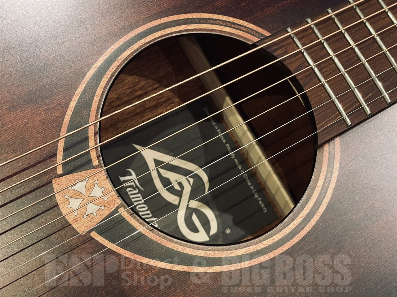 LAG Guitars T70A / BLACK & BROWN（新品/送料無料）【楽器検索