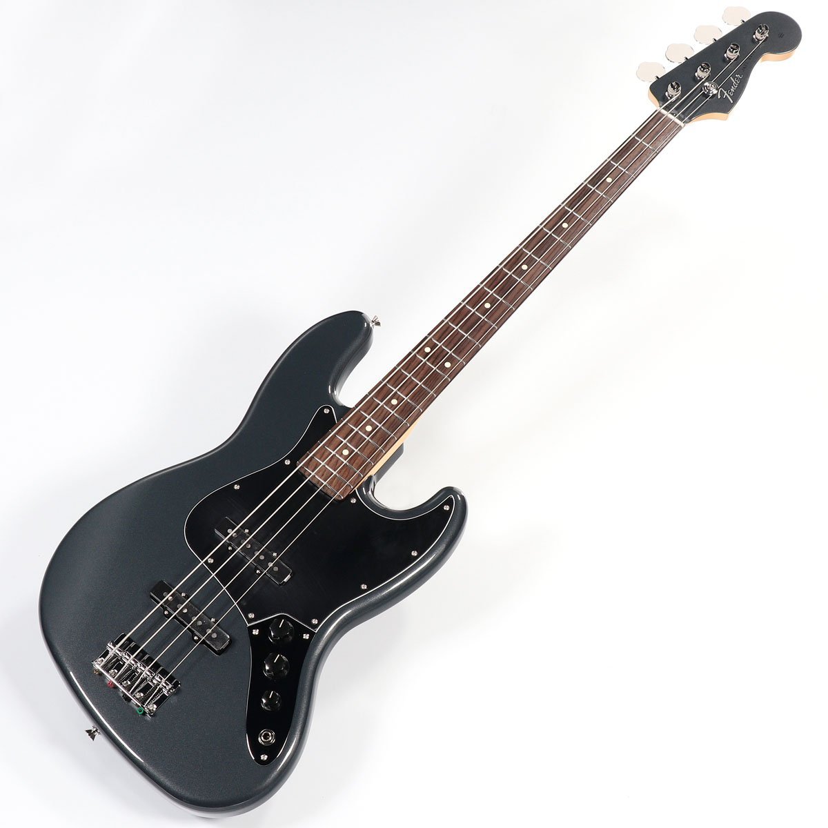 Fender FSR Collection Hybrid II Jazz Bass Charcoal Frost Metallic 