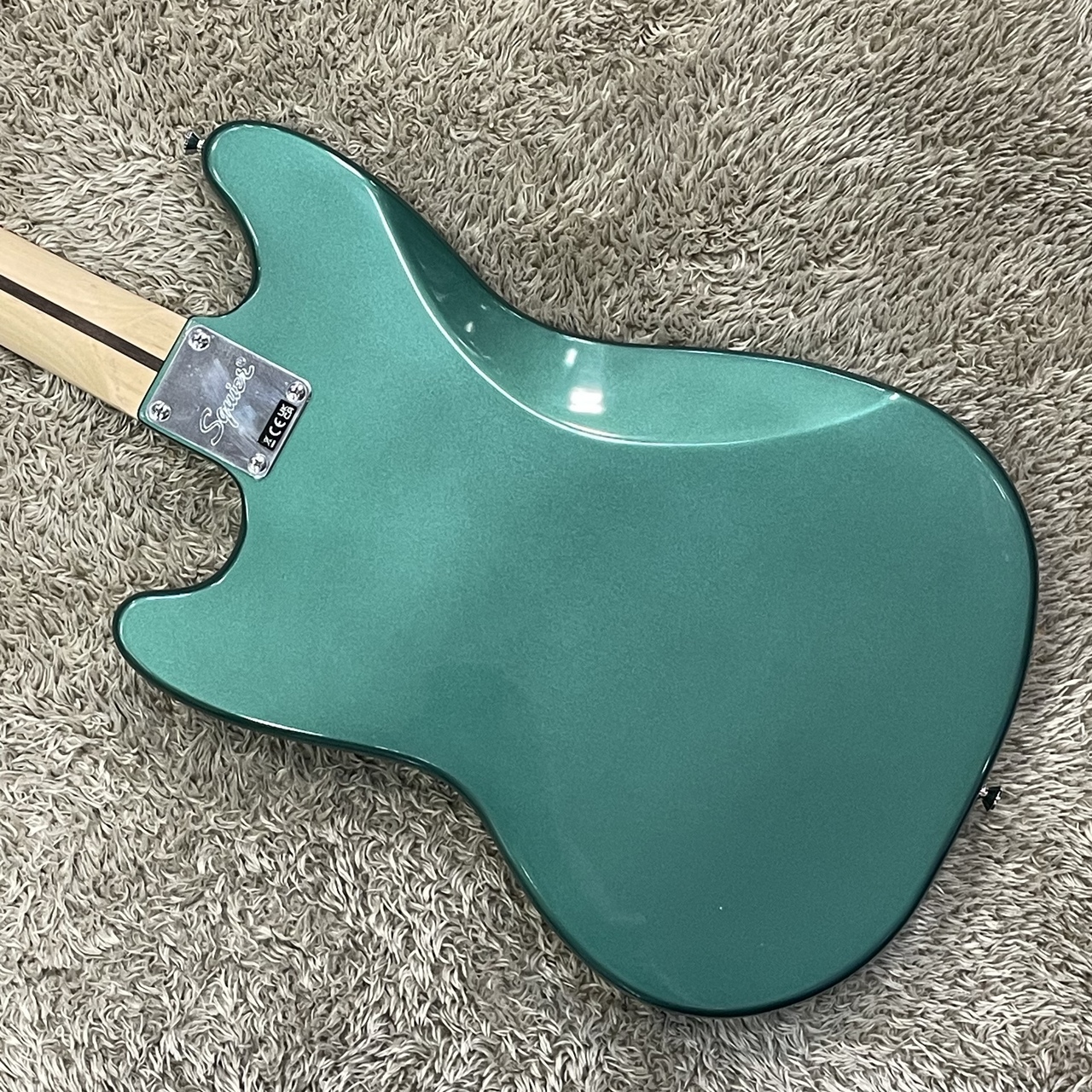 定番 スクワイヤームスタング限定レア! squier HH 緑 mustang エレキ