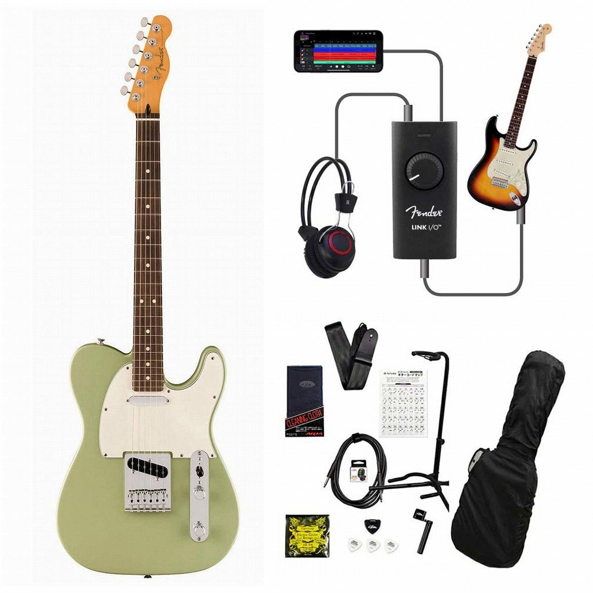 Fender Player II Telecaster Rosewood Fingerboard Birch Green