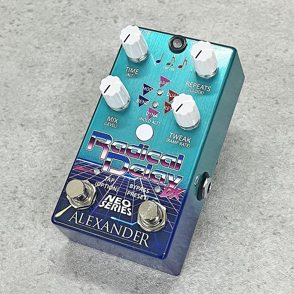豪華で新しい Alexander 【在庫限りの大特価!・送料 DX Delay Radical Pedals ギター