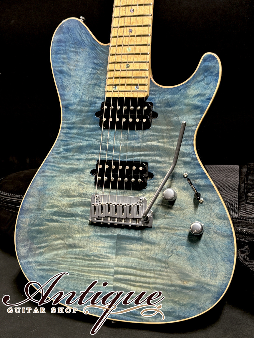 ギター sugi ds7 Sugi DS7M EM-EX /H-MAHO2P 2023 Sunny Day Blue w/Matching Head