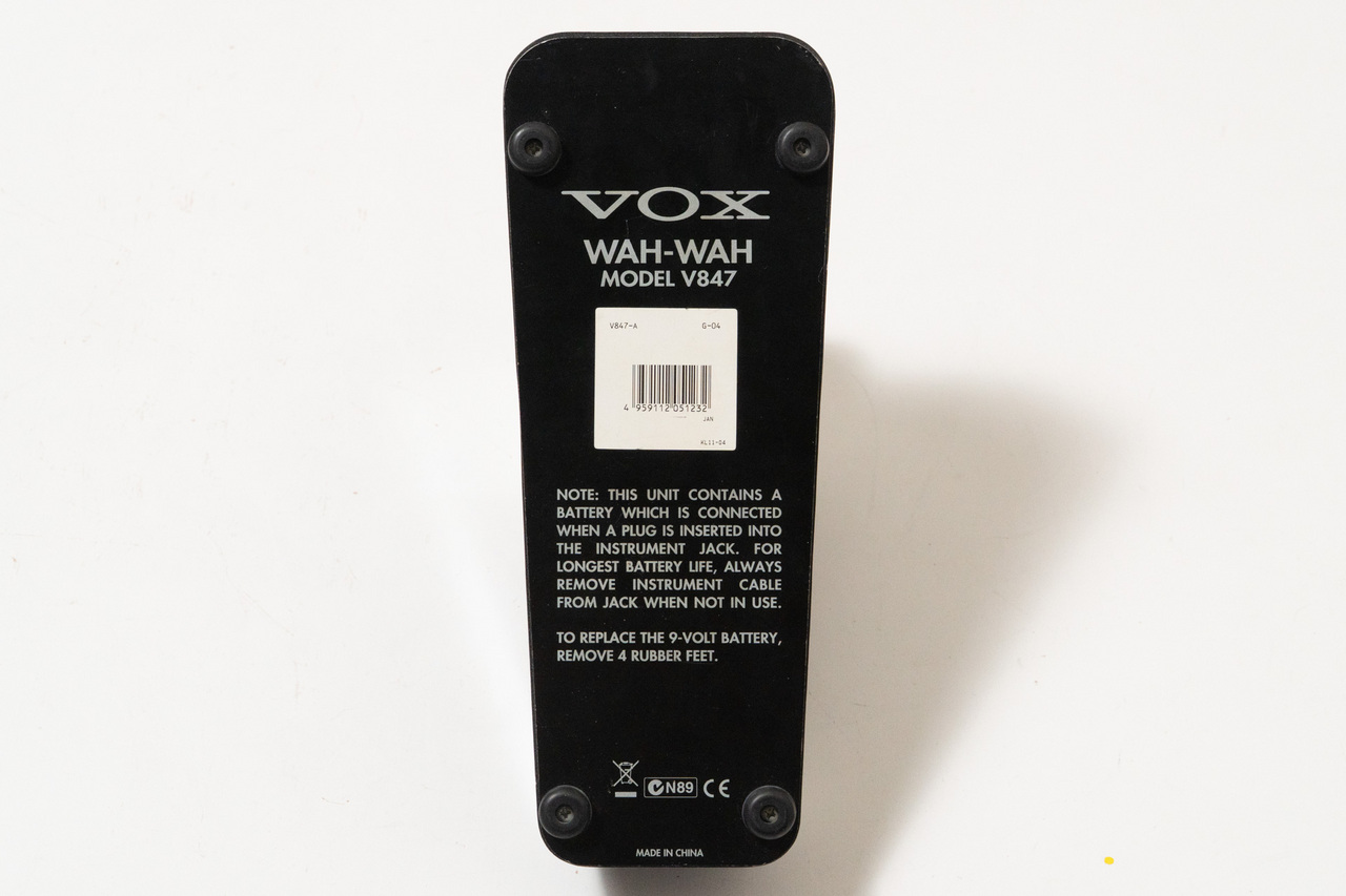 A-3】 Vox V847 エフェクター 出音可 動作不良あり 現状品 5477-27 VOX