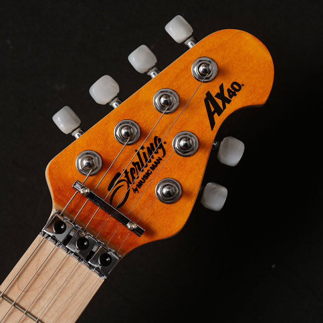 【美品】Sterling / AX40 Transparent Gold Sterling by MUSIC MAN Axis AX40 (Transparent Gold) #401