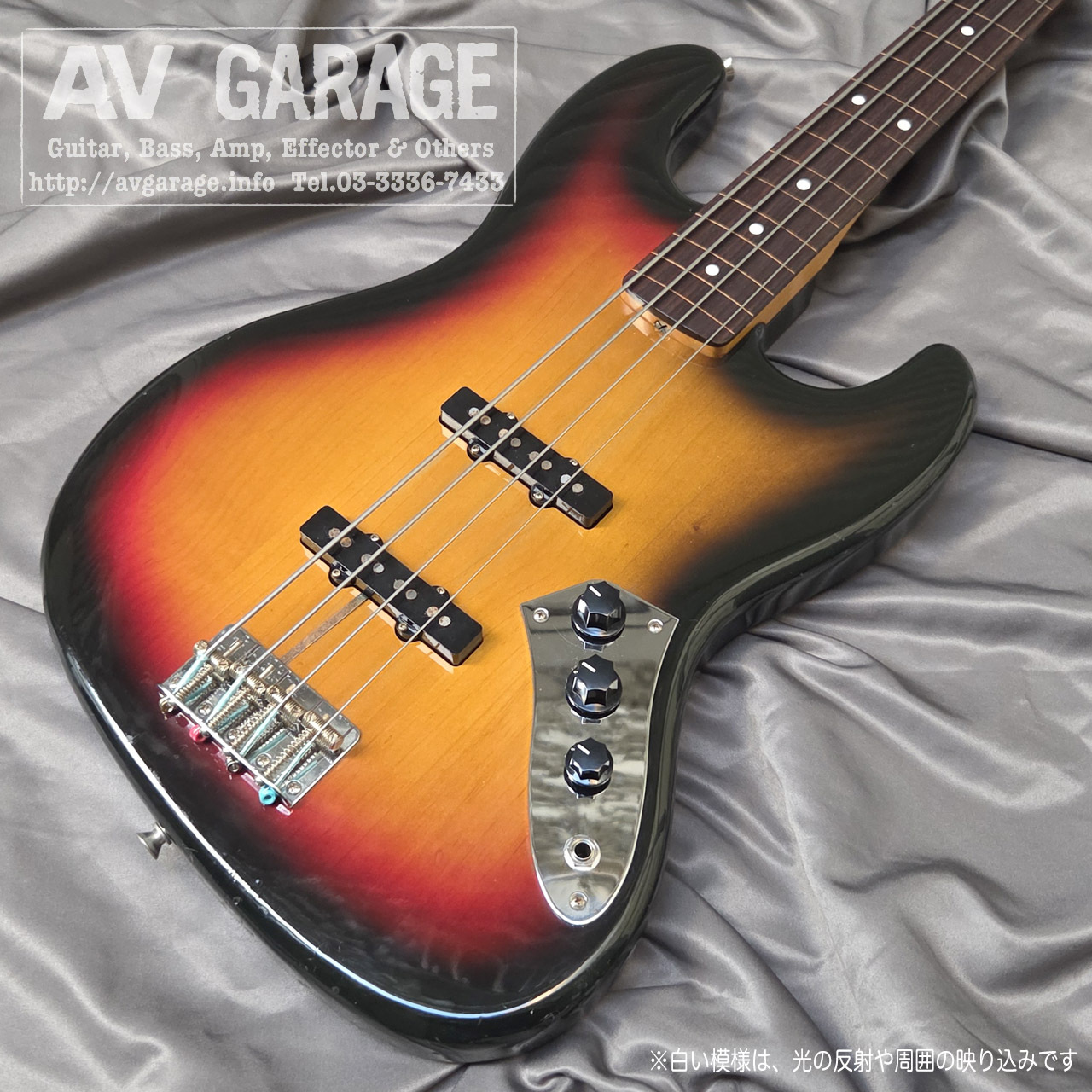 Fender Japan JB62-77FLフレットレス (SB/R) 2004年製 3.97kg 日本製