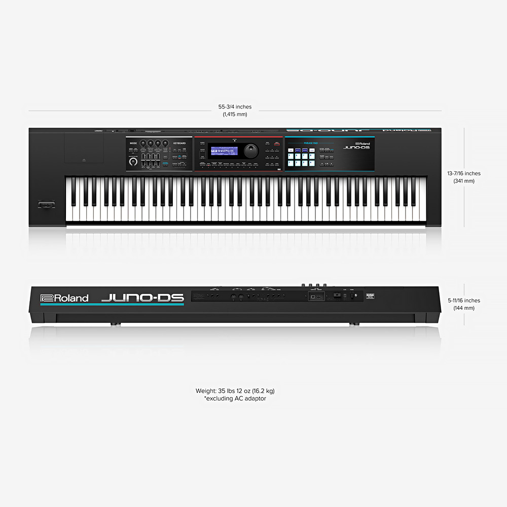 Roland JUNO-DS88 Synthesizer【ステージパフォーマンス、制作に