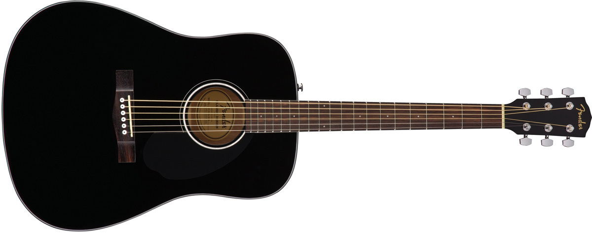 Fender CD-60S Black アコースティックギター ドレッドノート