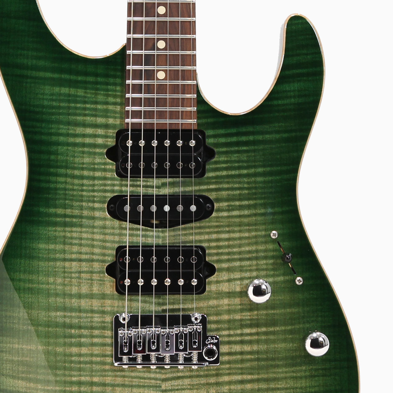Suhr JE-Line Modern Plus MH Faded Trans Green Burst（新品/送料無料