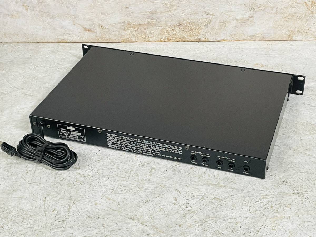 KORG デジタルリバーブ DRV-1000 Korg DRV-1000 Digital Reverb 1U Rack Mount Effects Processor